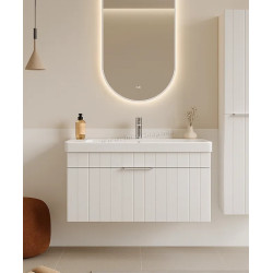 Set dulap cu lavoar Orka Procida 80 (White)