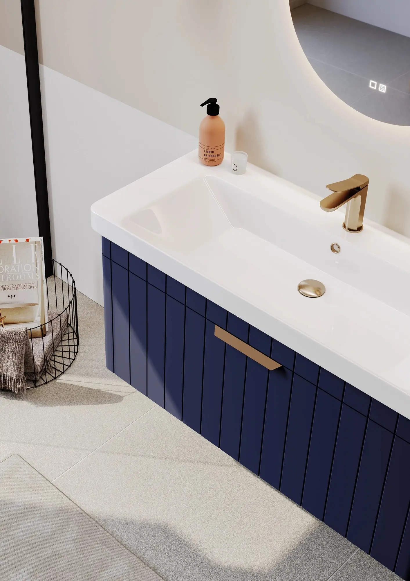 Set dulap cu lavoar Orka Procida 80 (White)