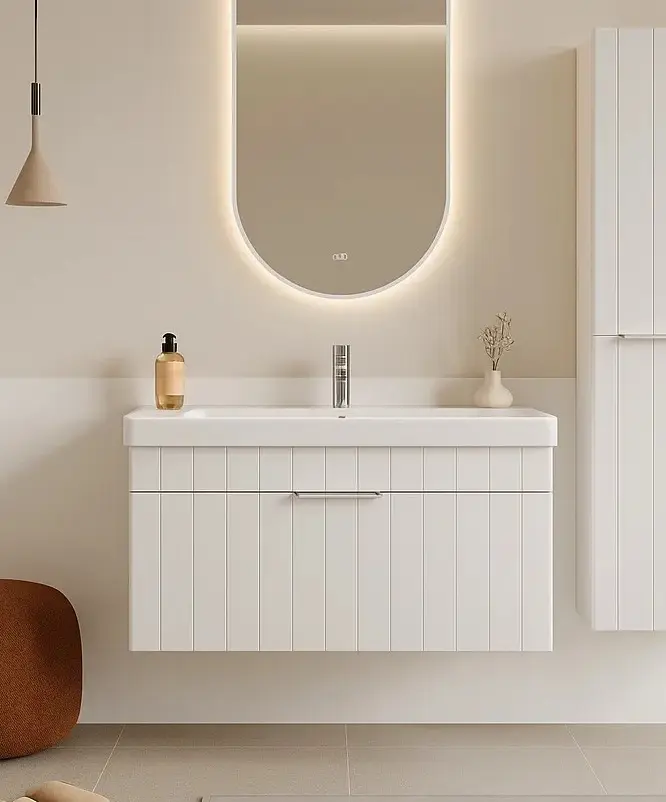 Set dulap cu lavoar Orka Procida 80 (White)