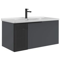 Set dulap cu lavoar Orka Pure 100 (Anthracite) Thumb