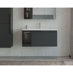 Set dulap cu lavoar Orka Pure 100 (Anthracite)