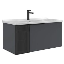 Set dulap cu lavoar Orka Pure 80 (Anthracite) Thumb