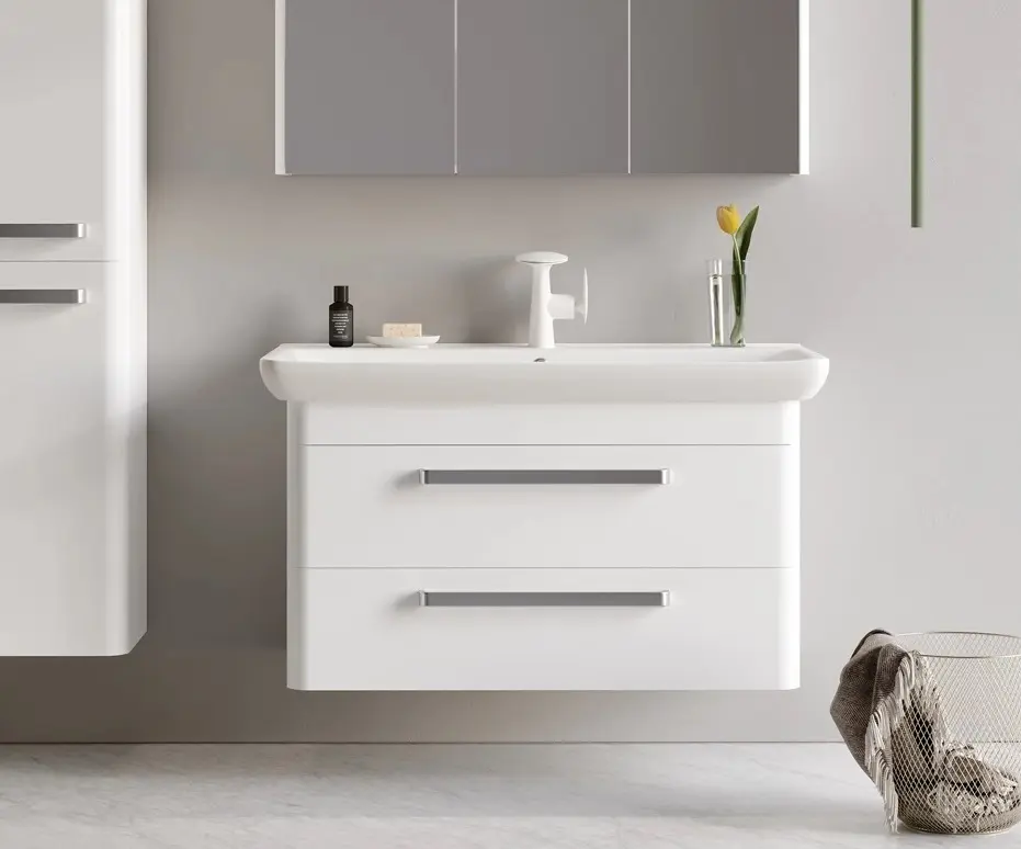 Набор тумбы с раковиной Orka Rose 80 (White)