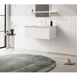 Set dulap cu lavoar Orka Salina 100 (White) Thumb