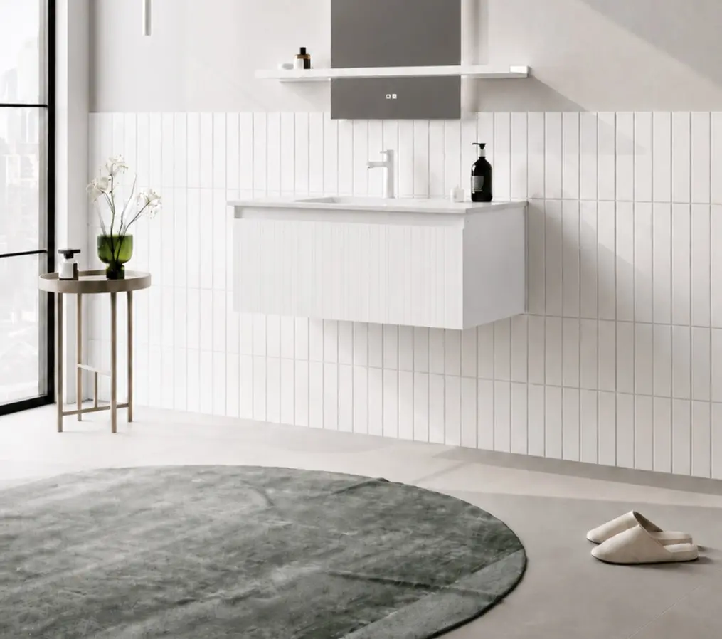 Set dulap cu lavoar Orka Salina 100 (White) - 2