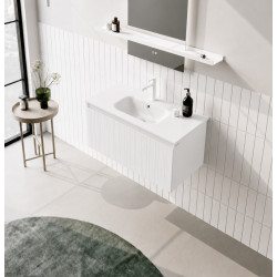 Set dulap cu lavoar Orka Salina 100 (White) Thumb