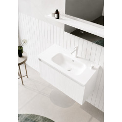 Set dulap cu lavoar Orka Salina 100 (White) Thumb