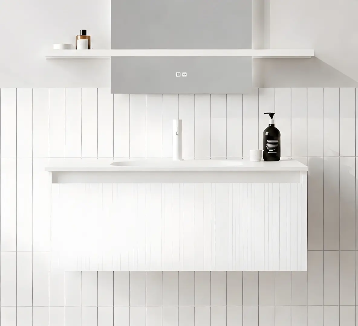 Set dulap cu lavoar Orka Salina 100 (White)