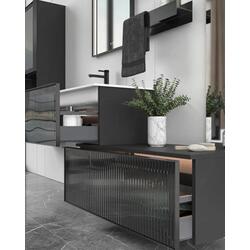 Set dulap cu lavoar Orka Urban 81 (Black) Thumb