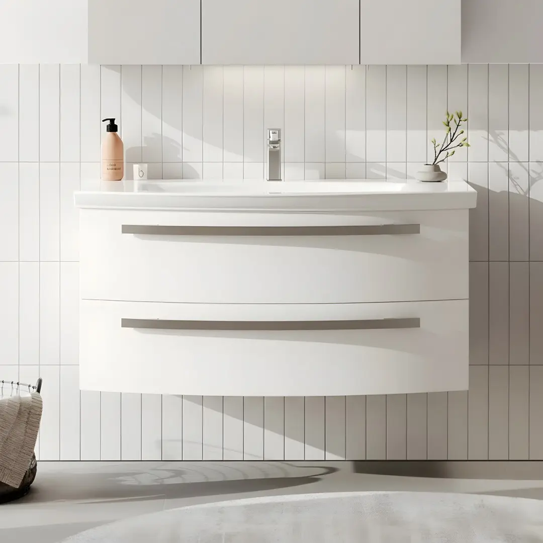 Набор тумбы с раковиной Orka Urla 110 (White)