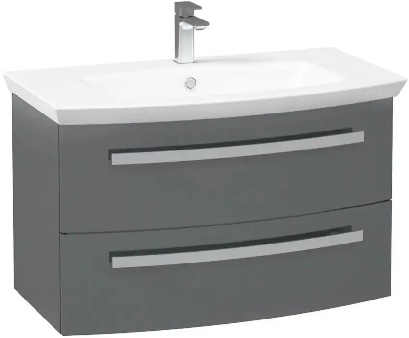 Набор тумбы с раковиной Orka Urla 90 (Grey) - 2