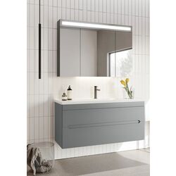 Набор тумбы с раковиной Orka Varna 100 (Matt Grey) Thumb