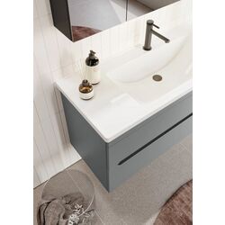 Набор тумбы с раковиной Orka Varna 100 (Matt Grey) Thumb