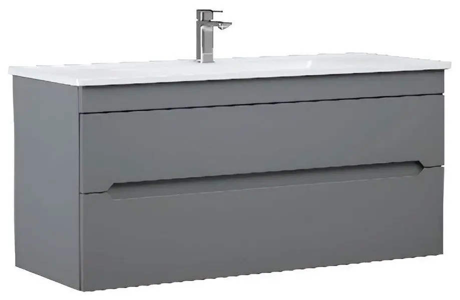 Set dulap cu lavoar Orka Varna 120 (Grey Matt)