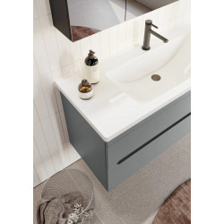 Set dulap cu lavoar Orka Varna 80 (Matt Grey) Thumb