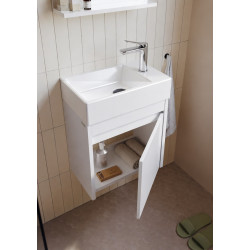 Набор тумбы с раковиной Orka Yedisu 45 (White) Thumb