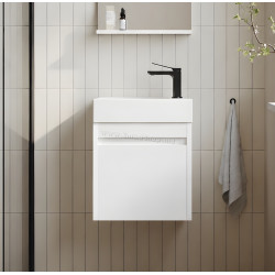Set dulap cu lavoar Orka Yedisu 45 (White)