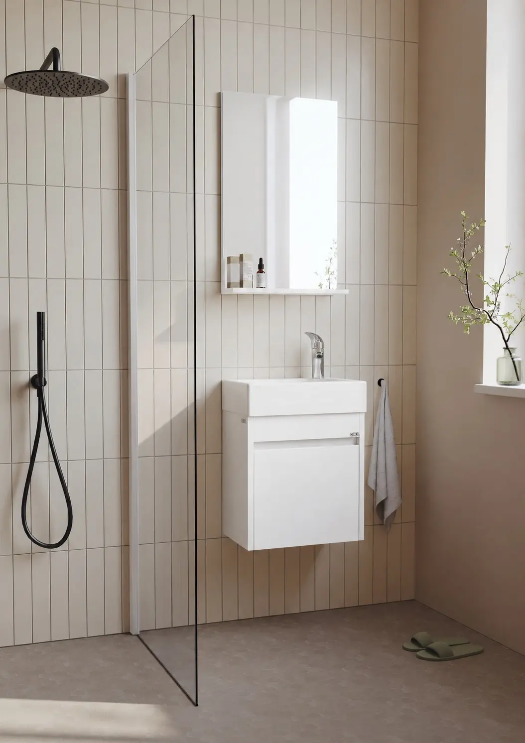 Набор тумбы с раковиной Orka Yedisu 45 (White) - 4