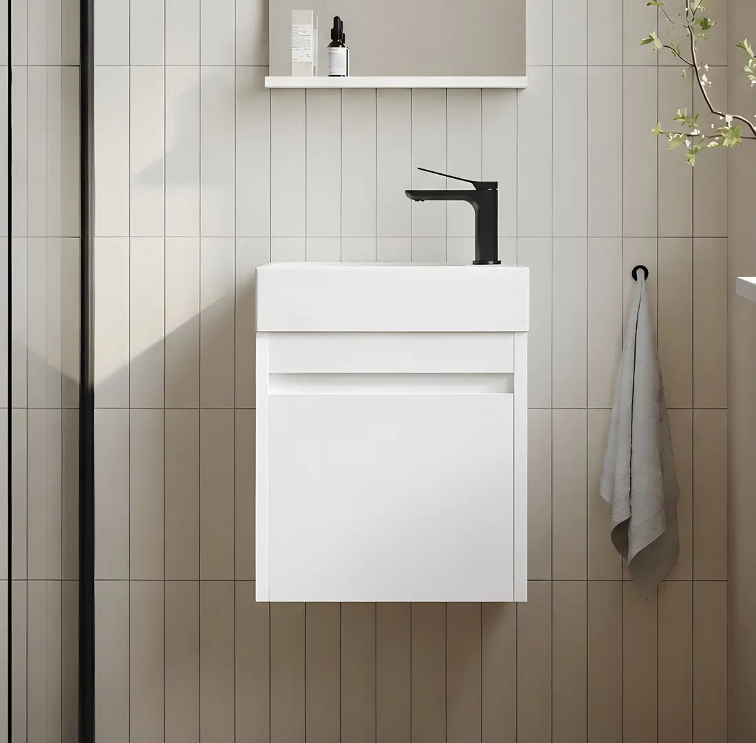 Набор тумбы с раковиной Orka Yedisu 45 (White)