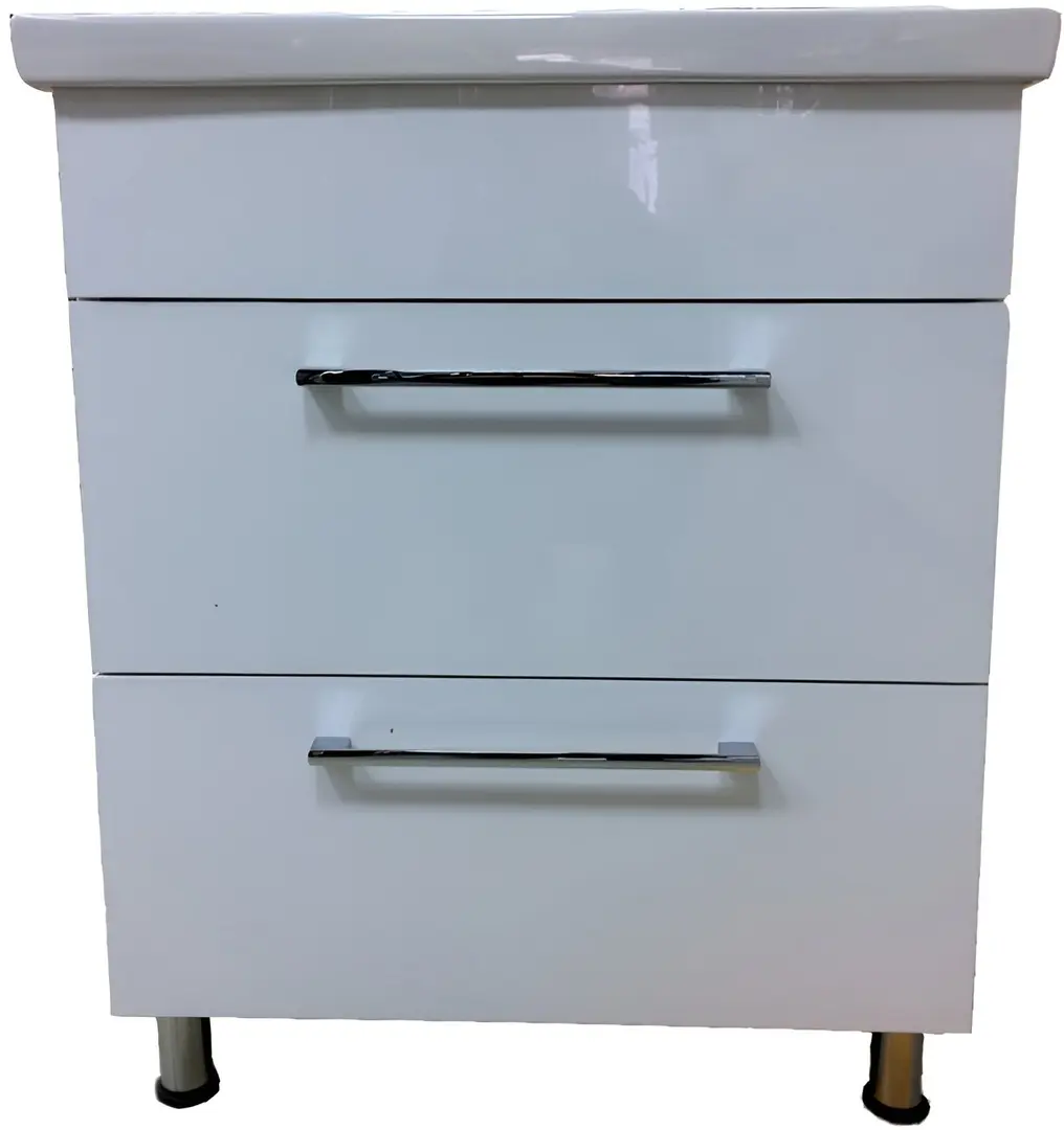 Набор тумбы с раковиной Quattro Taormina 70 (White)