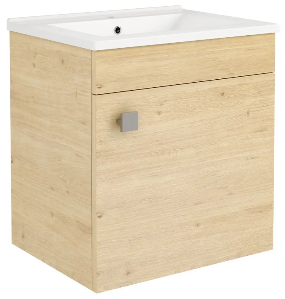 Set dulap cu lavoar RJ Atlas RJFU005-10OK (Oak) - 3