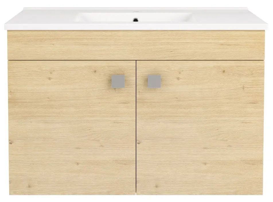 Set dulap cu lavoar RJ Atlas RJFU005-12OK (Oak) - 3