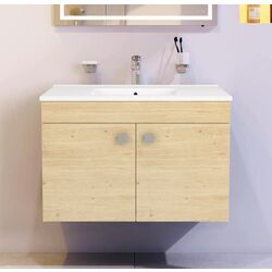 Set dulap cu lavoar RJ Atlas RJFU005-12OK (Oak)