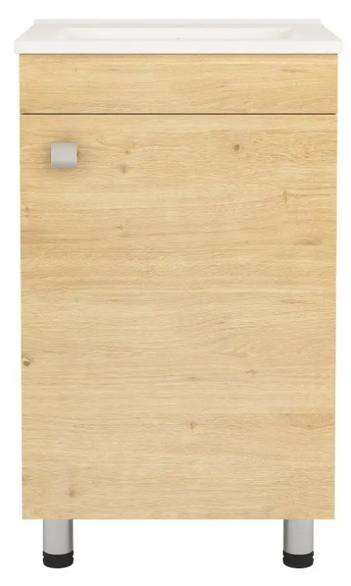 Набор тумбы с раковиной RJ Atlas RJFU005-13OK (Light Oak)