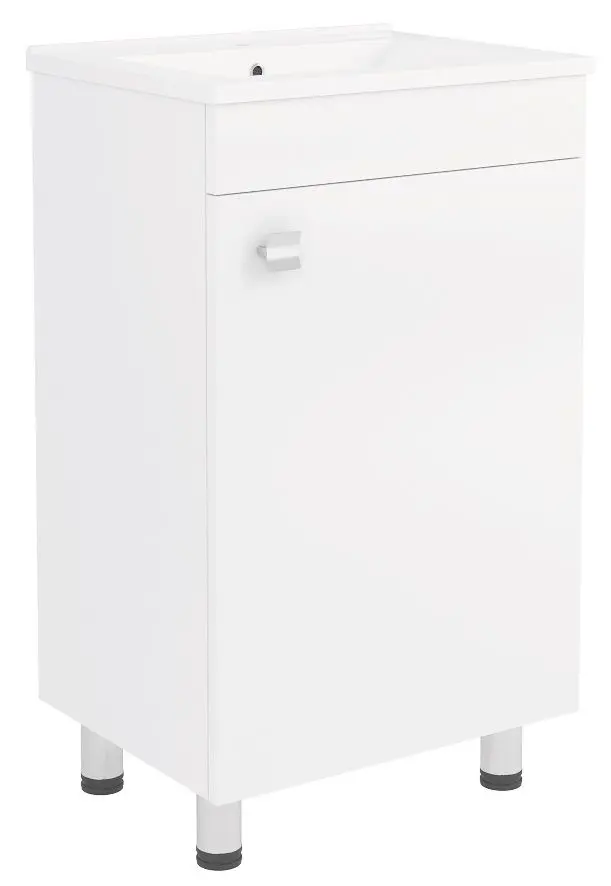 Set dulap cu lavoar RJ Atlas RJFU005-13WH (White)