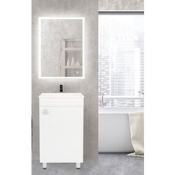 Set dulap cu lavoar RJ Atlas RJFU005-13WH (White)