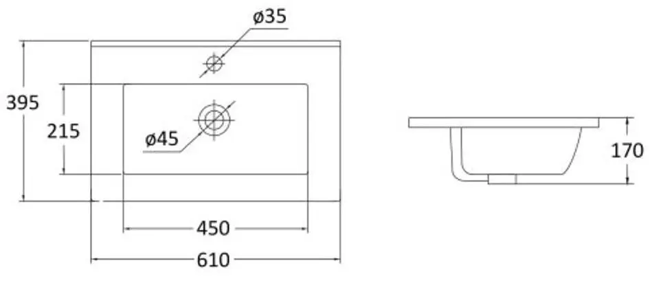 Set dulap cu lavoar RJ Atlas RJFU005-14OK (Oak) - 5