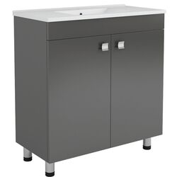 Set dulap cu lavoar RJ Atlas RJFU005-15GR (Gray)