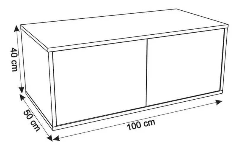 Set dulap cu lavoar Sanelit 61.01 Terra 1000x500/Naomi 455x455 (White/Beige) - 3