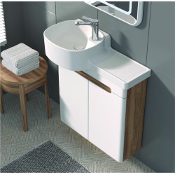 Set dulap cu lavoar Shower Serin 65 + Harmony 65 (White) Thumb