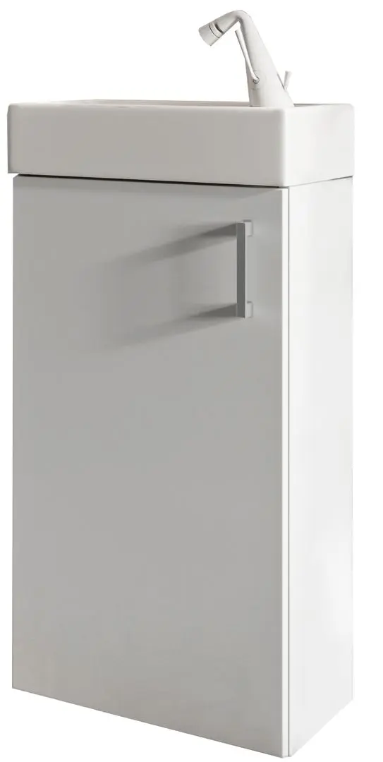 Set dulap cu lavoar Stolkar Oia (White)