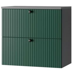 Шкаф под умывальник Stolkar Asti Dum 60 S/2 (Green Matt/Grey Graphite)