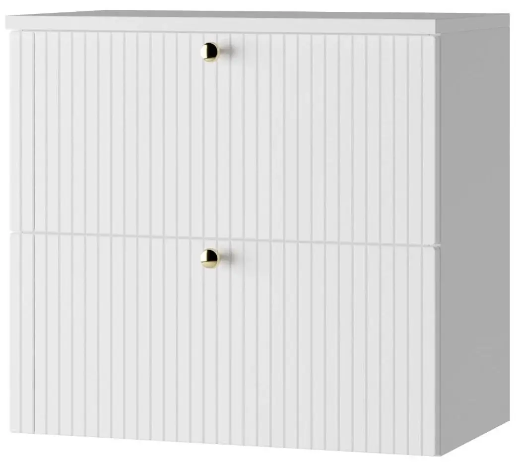 Dulap sub lavoar Stolkar Asti Dum 60 S/2 (White Matt)