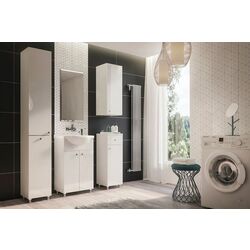 Dulap sub lavoar Stolkar Mila Dum Bahama 50 (White Gloss) Thumb