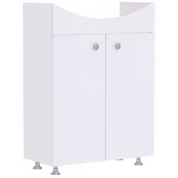 Шкаф под умывальник Stolkar Mila Dum Bahama 50 (White Gloss)