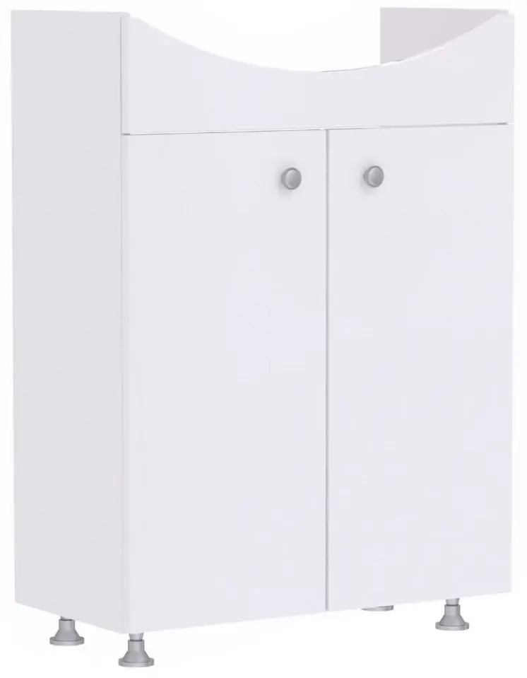 Dulap sub lavoar Stolkar Mila Dum Bahama 50 (White Gloss)