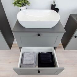 Шкаф под умывальник Stolkar Senja Dum 60 S/2 (Grey) Thumb