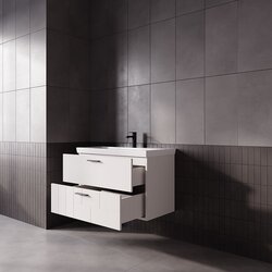 Set dulap cu lavoar Supraten Andora 75 + 8057 (White) Thumb