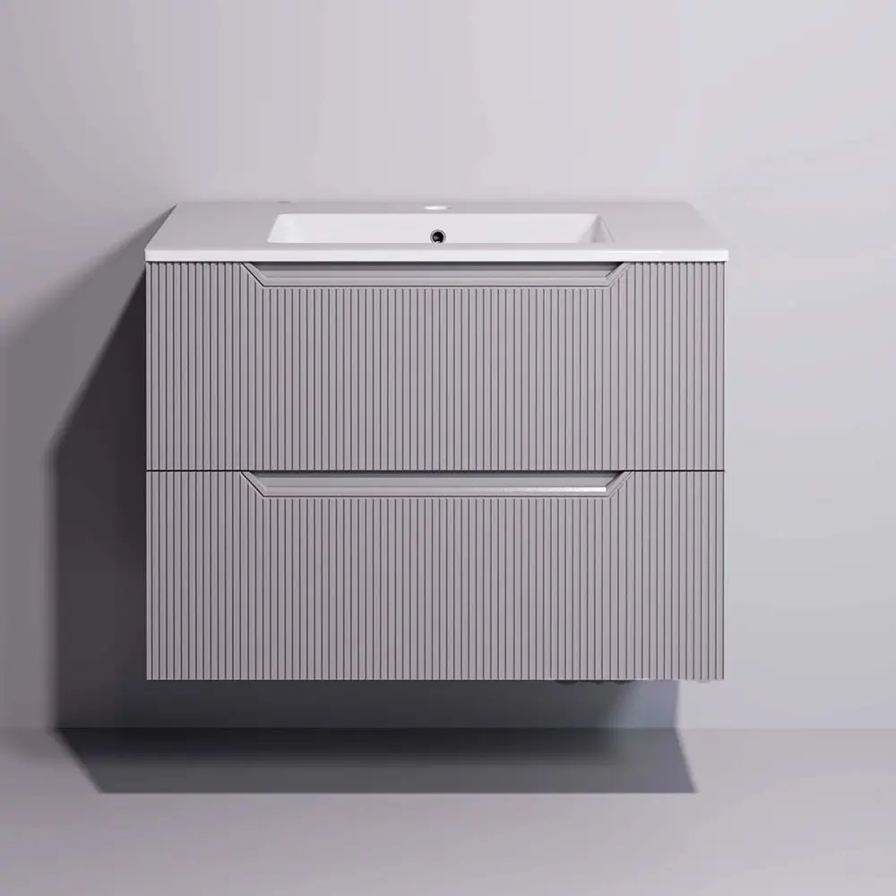 Set dulap cu lavoar Supraten Andra 60 + TG 60B (Grey)