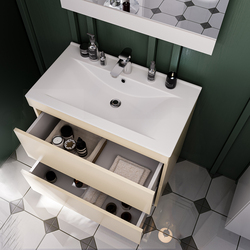 Set dulap cu lavoar Supraten Aquitania 80 + TG K80 (Beige) Thumb