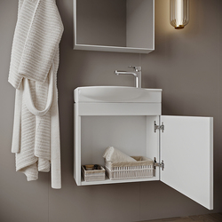 Set dulap cu lavoar Supraten Bearn 45 + 4079 L (White) Thumb