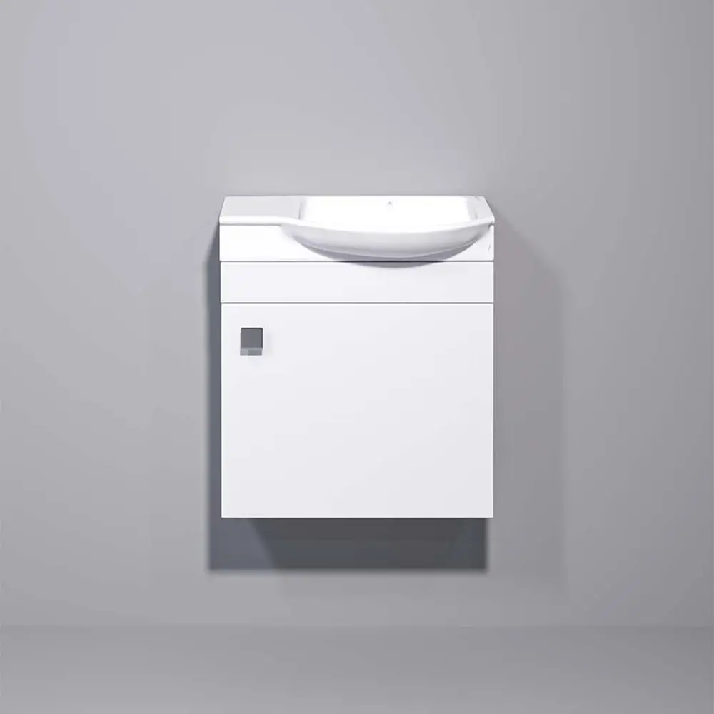 Набор тумбы с раковиной Supraten Bearn 45 + 4779 R (White)