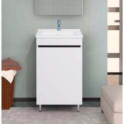 Set dulap cu lavoar Supraten Bearn 50 + TG 50 EB (White)