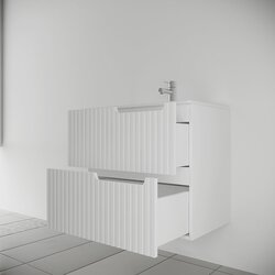 Набор тумбы с раковиной Supraten Bordo 60 + 60E (White) Thumb