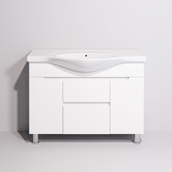 Set dulap cu lavoar Supraten Dijon 100 + 7100 (White) Thumb