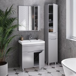 Set dulap cu lavoar Supraten Dijon 60 + TG 8056 (Grey) Thumb